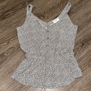 Sienna Sky Peplum Tank Top Blouse
